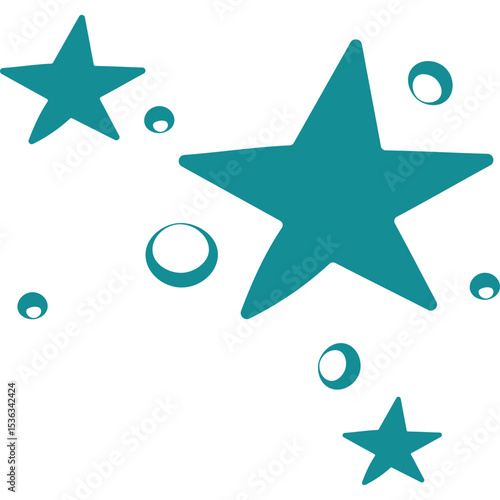 Starfish with Sea Bubbles