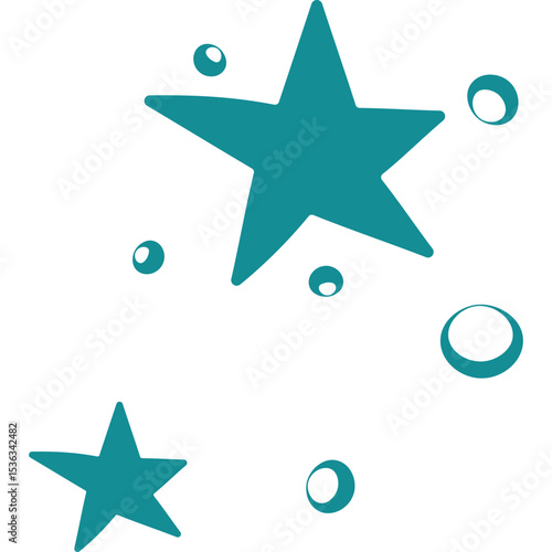 Starfish with Sea Bubbles