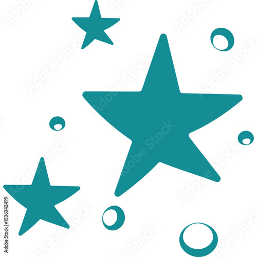 Starfish with Sea Bubbles