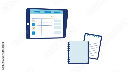 Managing tasks efficiently using digital and paper tools for seamless productivity and organization