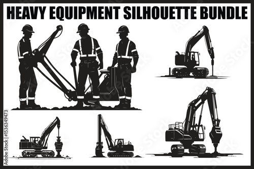 Heavy Equipment Construction Set