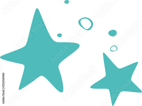 Starfish with Sea Bubbles