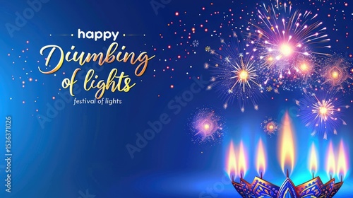 diwali background with text 
