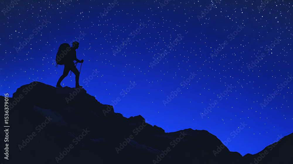 Fototapeta premium Backpacking alone into endless lavender horizon under soft sky high resolution picture