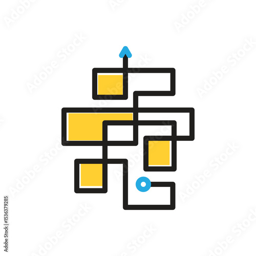 Multi color icon for complicated