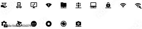 Set of Wireless Network icons