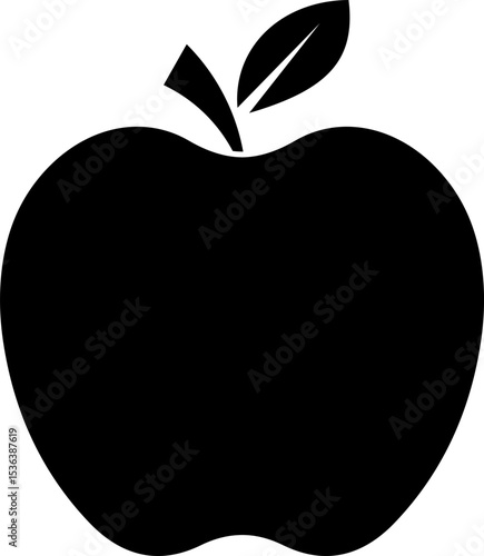 apple silhouette