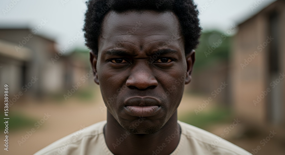 Portrait of a Man in Africa Portrait of a Man in Africa