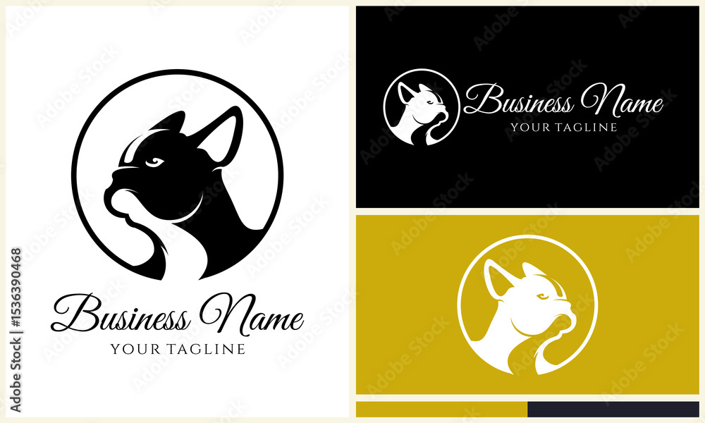 Obraz premium Dog Logo Design Variations. (26)