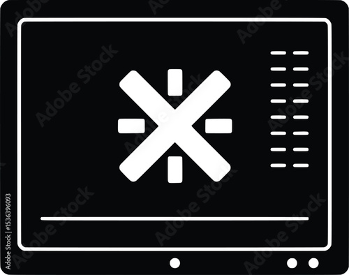 Medical Refrigerator or Laboratory Freezer Icon