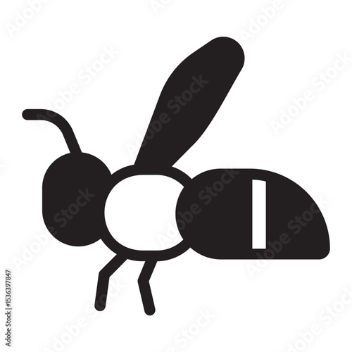 wasp glyph icon