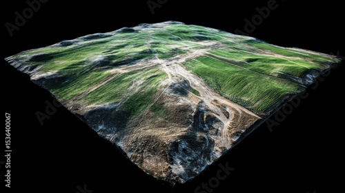 3 d terrain model