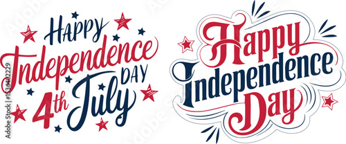 Happy American 4th of July Independence Day Typography t shirt design, United States July holiday celebration. Vector illustration.