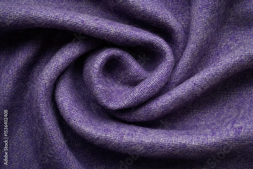 Wallpaper Mural Purple woolen fabric with soft texture, forming a spiral shape. It can be used as a background, material, or for textile concepts. Torontodigital.ca