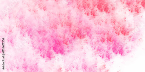 Soft Pink watercolor texture on white background, design soft Pink, pastel watercolor background. Grunge and textured banner with free copy space. Ink splash, reddish shadows. Fantasy light red, pink.