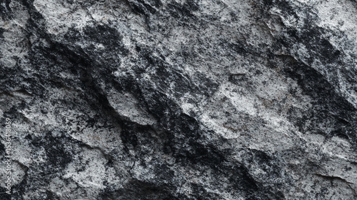 Black-White-Gray Rock Texture Surface Abstract Illustration