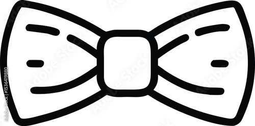 
Bow Tie Icon for Fashion and Style
