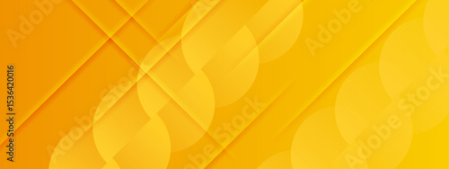 Abstract yellow background with circles and lines for design projects needing a pop of color and dynamic energy. Great for vibrant digital creations.