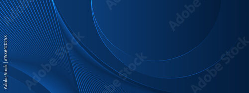 Abstract blue curves and lines in digital artwork. Suitable for backgrounds, web design, print media, and modern artistic concepts.