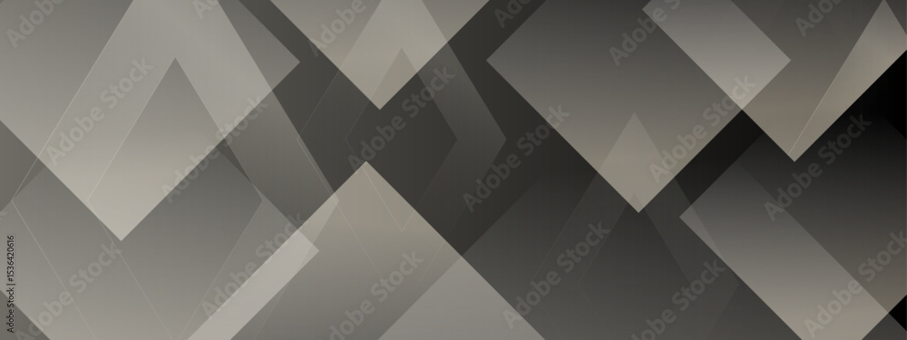 Obraz premium Overlapping gray and black squares abstract design suitable for backgrounds, graphic design projects, modern concepts, geometric patterns, tech themes.