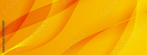 Abstract orange and yellow wavy lines perfect for backgrounds, posters, digital art, and modern design projects needing a vibrant touch.
