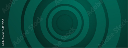 Concentric teal circles create a mesmerizing pattern. Suitable for backgrounds, prints, textiles, and abstract design projects with a modern touch.