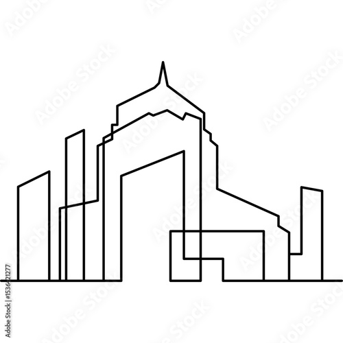 Minimalist City Building
