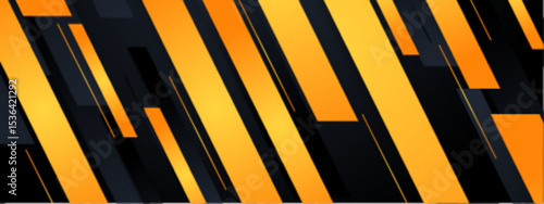 Wallpaper Mural Abstract diagonal yellow and black stripes, dynamic background for graphic design projects, modern brochures, and high energy marketing materials. Torontodigital.ca