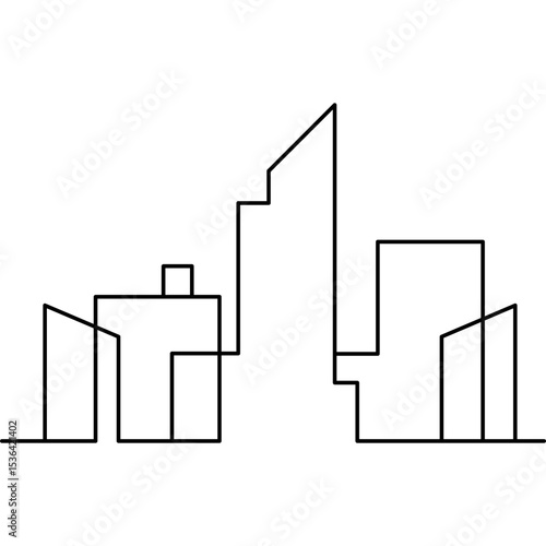 Minimalist City Building
