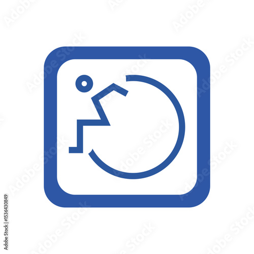handicap symbol icon vector
