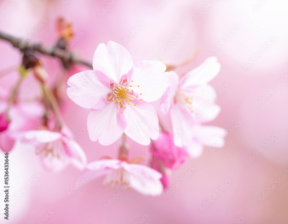 Spring Cherry Blossom Soft Focus Background Spring Cherry Blossom Soft Focus Background