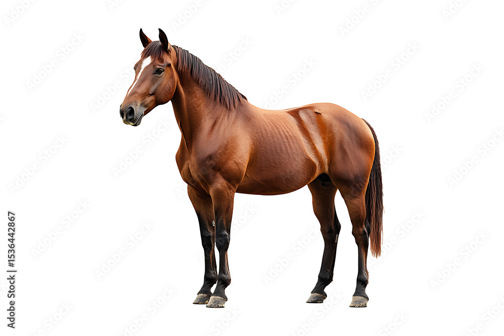 Fototapeta premium horse isolated on transparent background
