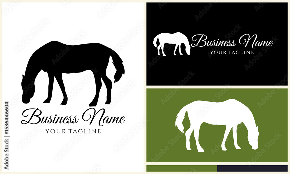 Obraz premium Horse Logo Design Variations. (188)