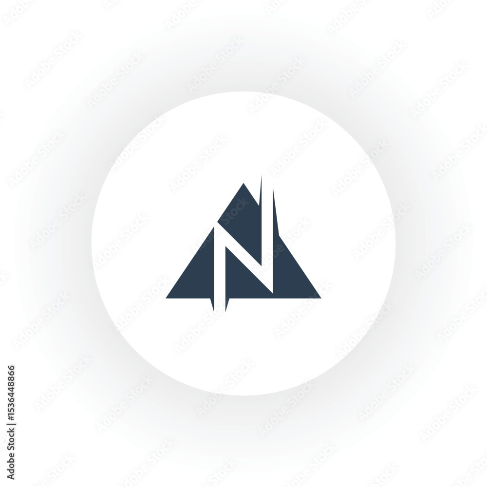 initial monogram letter N logo design for company and business initial monogram letter N logo design for company and business