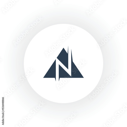 Free Download  initial monogram letter N logo design for company and business - GFXLoad