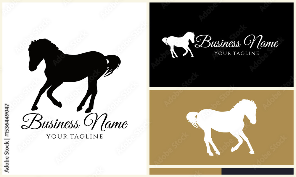 Obraz premium Horse Logo Design Variations. (203)