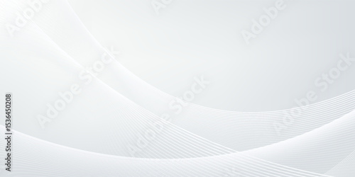 Abstract geometric white and gray color background. Vector