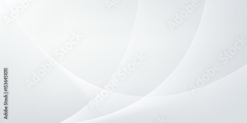Abstract geometric white and gray color background. Vector