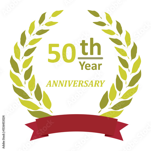 50th Year Anniversary Celebration Emblem