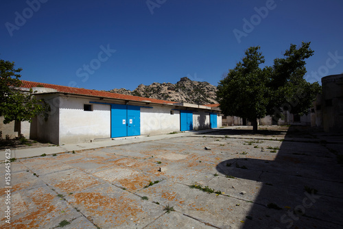 Wallpaper Mural The courtyard of the prison at the island of Asinara in Sardinia, Italy Torontodigital.ca