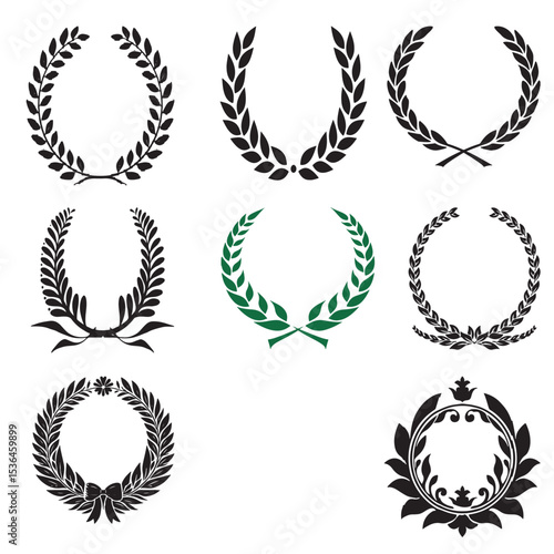 laurel wreath set