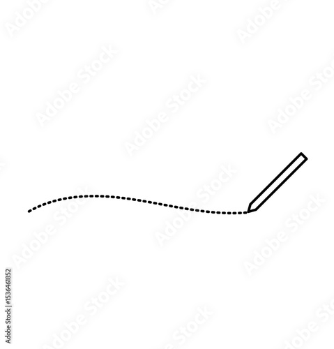 ペンでラインを引く