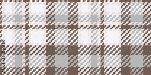 Wallpaper Mural A seamless gray and brown tartan plaid pattern with soft, neutral tones, perfect for modern textiles, minimalist decor, and casual fashion. Torontodigital.ca