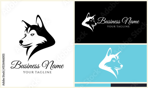 Husky Logo Design Variations. (5)