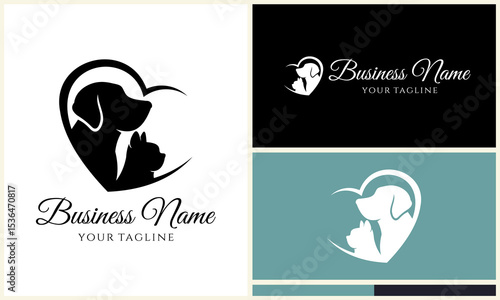 Pet Adoption Logo Design.