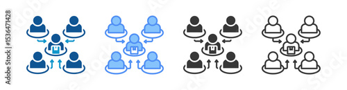 Mlm Icon Set Multiple Style Collection