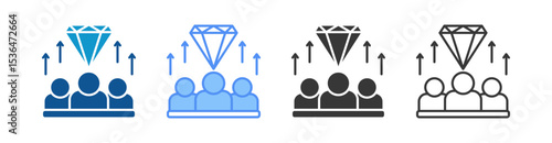 Value Icon Set Multiple Style Collection