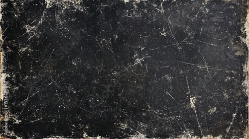 Dark black grunge concrete background texture. Panorama slate wall in dark grey and black tones. Vector concrete surface design. Stone wall background illustration
