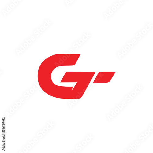 Logo Letter GT Simple Modern Simple