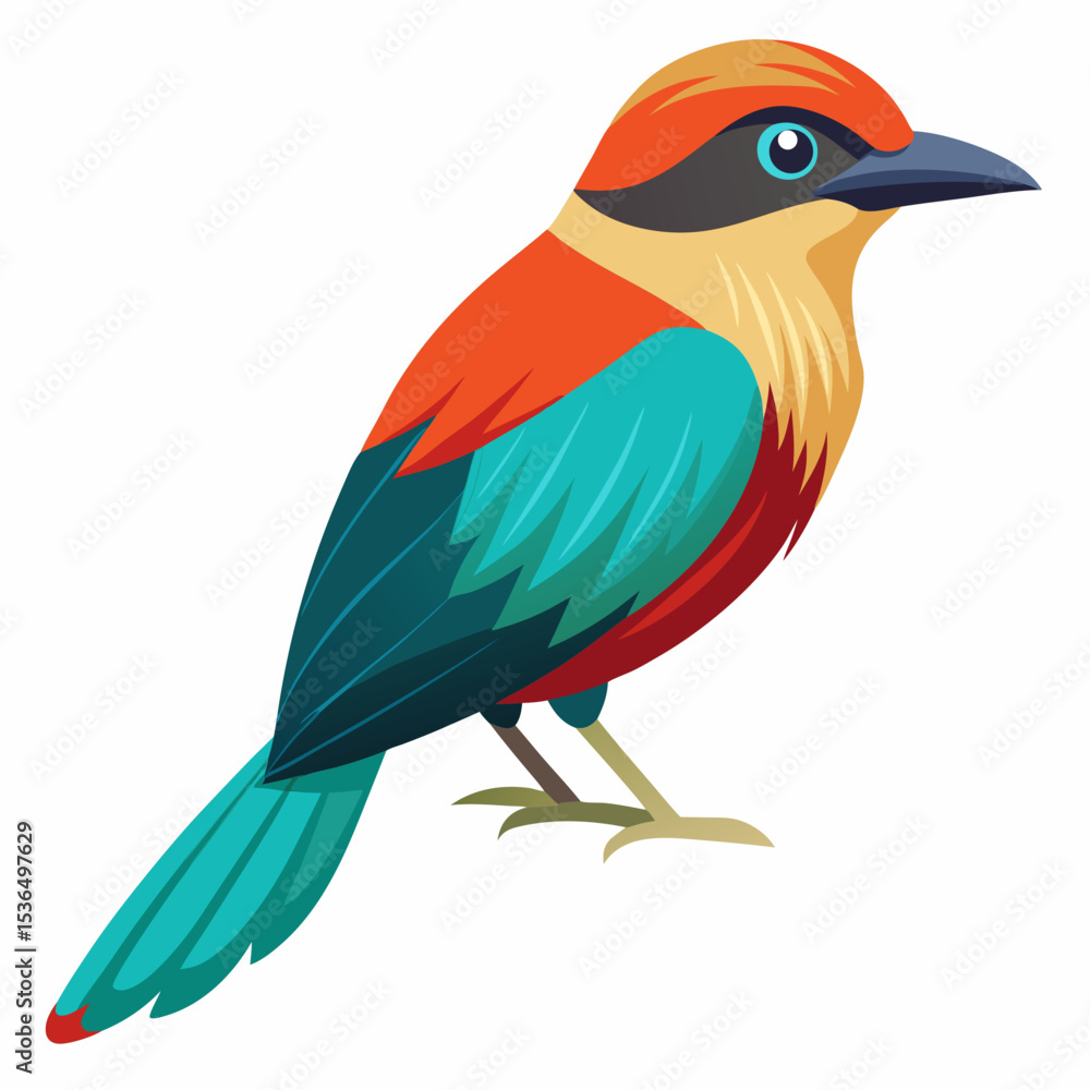 Obraz premium vector illustration of a bird